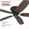 Honeywell Ceiling Fans Glen Alden, 52 inch Classic Flush Mount