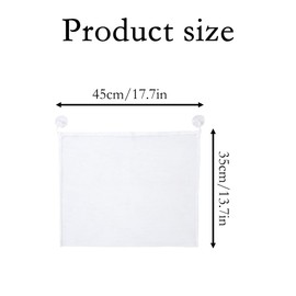 Tabanzhe Baby Bath Toy Organiser Net Bag-Tidy Storage Bag for Kids Bath Toy with 2 Suction Cups Mesh Net Toy Holder for Keeping Bathtub Toys Dry Mold Free Bathroom Clean
