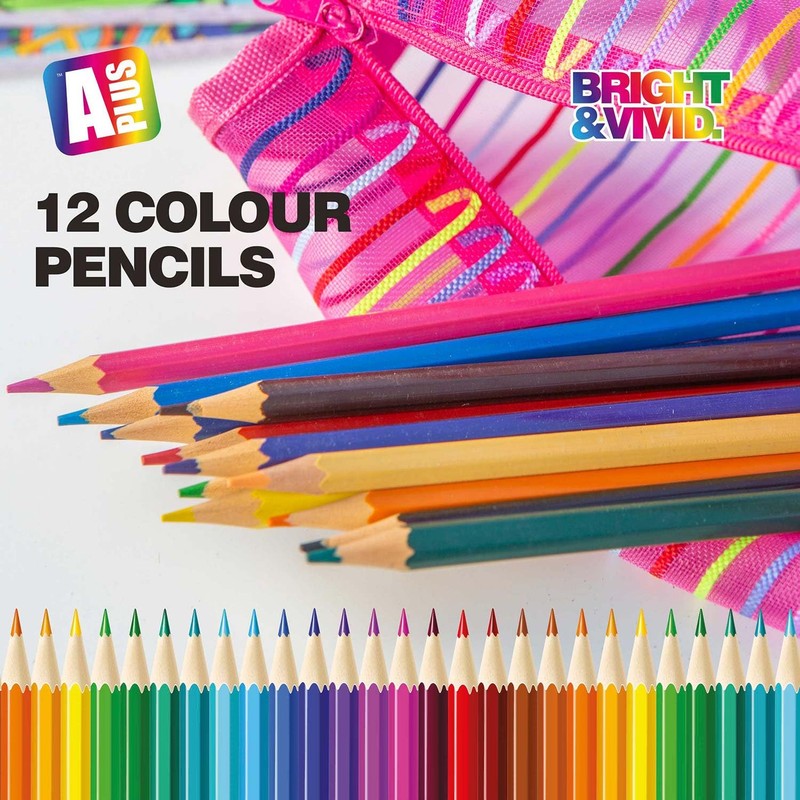 VFM - Assorted Coloured Pencil Set - A Plus Bright