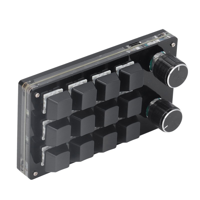 Mechanical Gaming Keypad 12 Keys 2 Knobs Small OSU Gaming