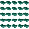 Pack of 25 Green Insert Boxes Height 54 mm L