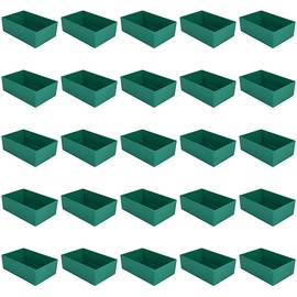 Pack of 25 Green Insert Boxes Height 54 mm L x W = 160 x 106 mm Professional Quality for Industrial and Commercial Use