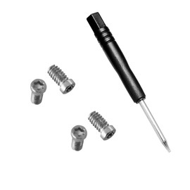 T6 Screwdriver & T6 Screws Replacement for Oakley X-Metal Series/Oakley Juliet/Juliet Vented/X Squared/X Metal XX/X Metal Penny/Mars Sunglasses Repair Kit (4 pcs Screw+Screwdriver)