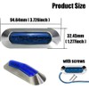 AOXLFU 20PCS Blue 12-24V LED Trailer Lights Side Marker Lights