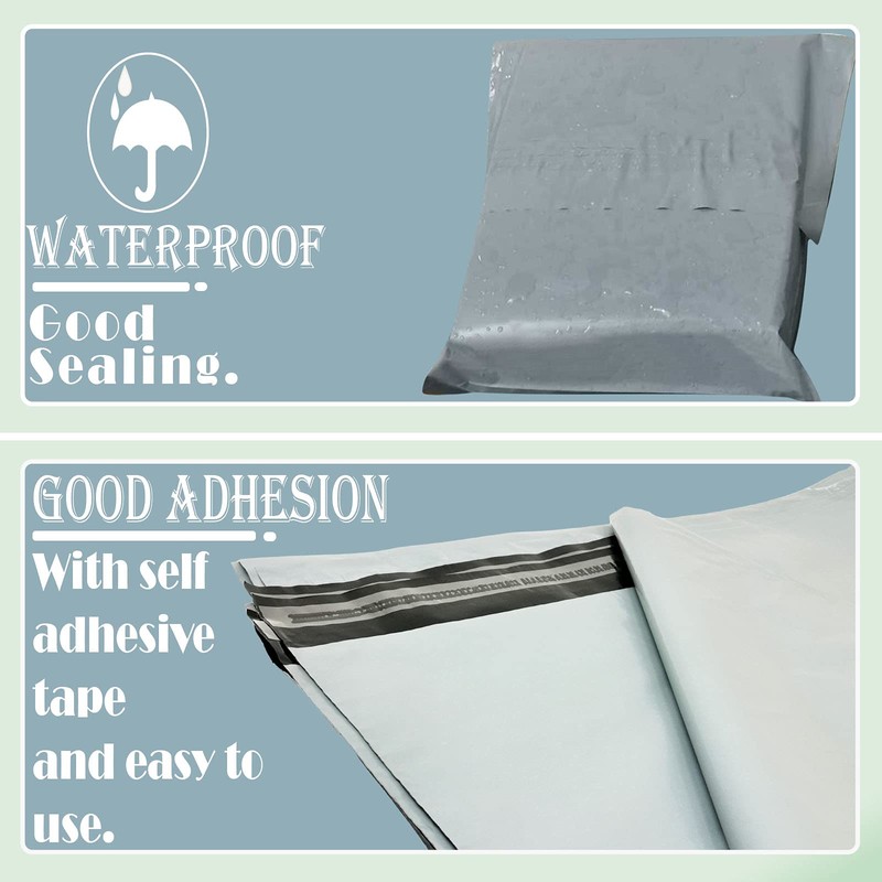 5 Extra Large Grey Mailing Bags Polythene Self Seal 43.5"