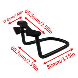 zutisay Bike Rear Derailleur Protector Suitable for Mountain Bikes Road Bikes Folding Bikes etc. (Black) -Suitable for Mountain Bikes Road Bikes Folding Bikes etc. (Black) -1pcs