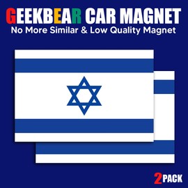 GEEKBEAR National Flag Car Magnet (Israel)