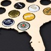 All States Beer Cap Map Illinois – 16x8,8 inches –
