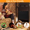 Fireplace Draft Cover - Draft Stopper Blanket with Hook &