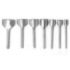 7Pcs Leather Craft Hole Punch Tool Half Round 1/4 Arch