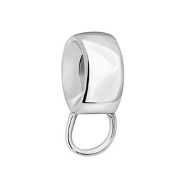 Quiges Charms Pendant Necklace and Bracelet Carrier Carrier Silver-Plated Women's Jewellery for Charm Bracelet, Sterling Silver