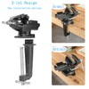 MYTEC Bench Vise or Table Vise, multifunctional jaw, multi-functional Combined