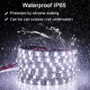ALITOVE 16.4ft White LED Strip Flexible Ribbon Light Black PCB