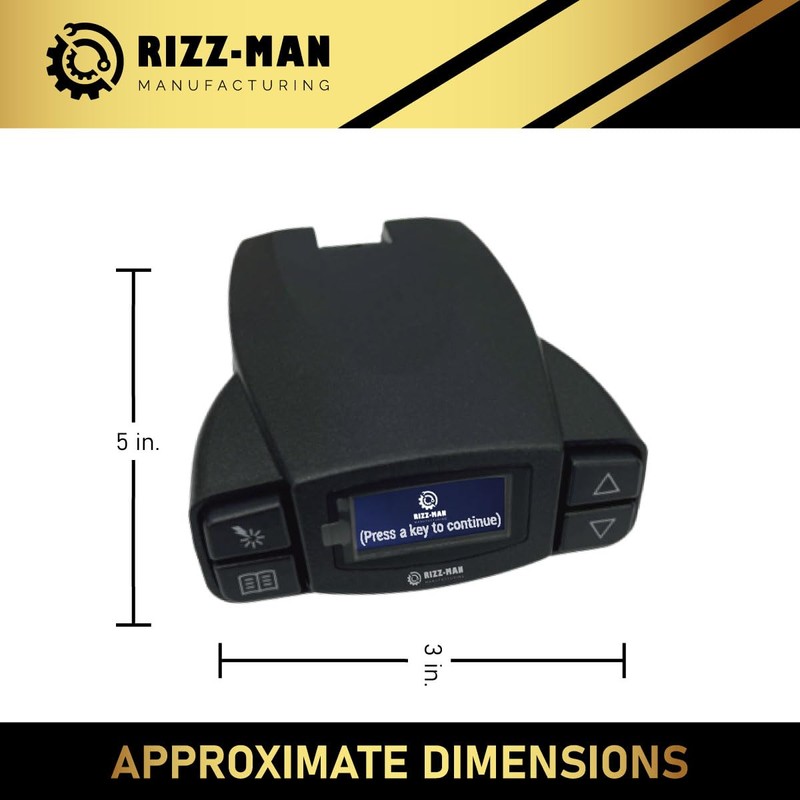 RIZZ-Man 90195 Universal Brake Controller for Trailers with 1-4 axle
