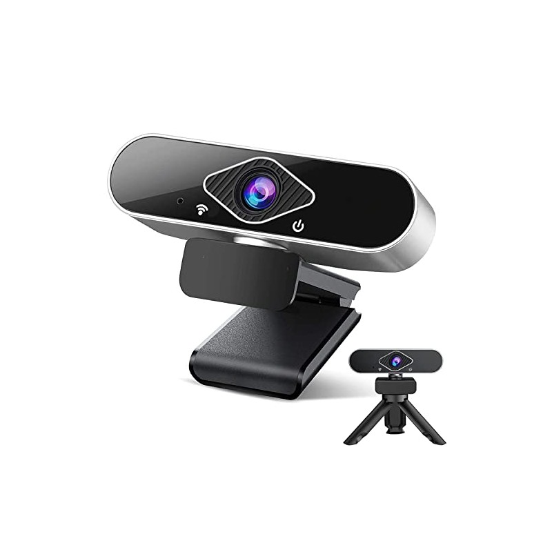 Webcam con micrófono, cámara Web HD 1080p, Full HD 1080P,