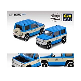Era 1:64 Scale Diecast Model Car Compatible with Suzuki KLC Jimny (Go West) in Blue/Grey