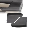 AOUTTUOA 2pcs Door Panel Armrest Replacement Cover Black Leather Compatible