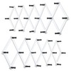 WEBI Accordion Wall Hanger,Wooden Expandable Coat Rack,Accordion Hat Rack for