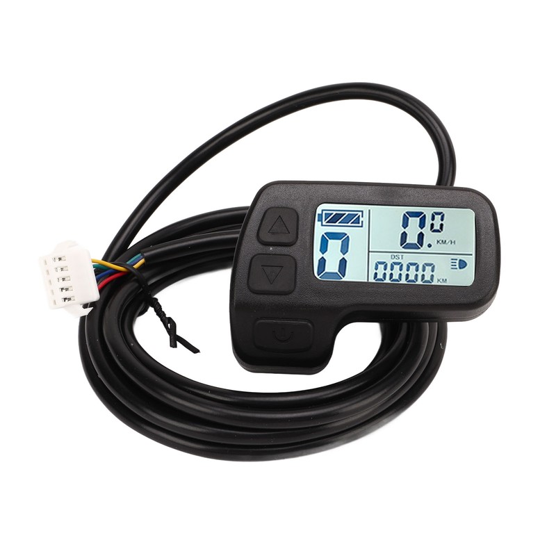 Electric Bicycle LCD Display 24V 36V 48V Universal SM Connector