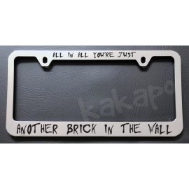 Unbranded All In All You're Just.. The Wall Pink Floyd Fans Chrome License Plate Frame