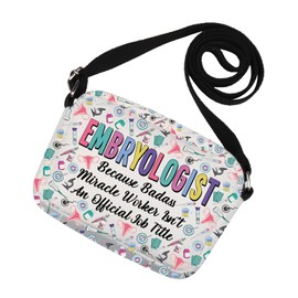 Funny Embryologist Gift Embryology Crossbody Bag for Fertility Specialist IVF Nurse (EmbryologistBag)