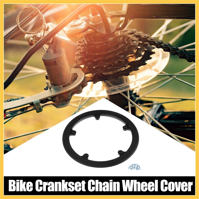 BULLSPANN 2pcs 44 Teeth 8.5cm 5 Holes Bicycle Bike Crankset