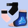 Therapy gel ankle protection socks, ankle protector, warm compress Cold compress black/L 2ea