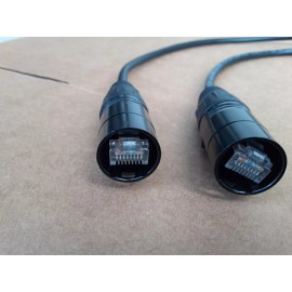 Unbranded 1 FT  PRO CAT5e Tactical Shielded w/Neutrik  Ethercon Digital Audio Cable RJ45