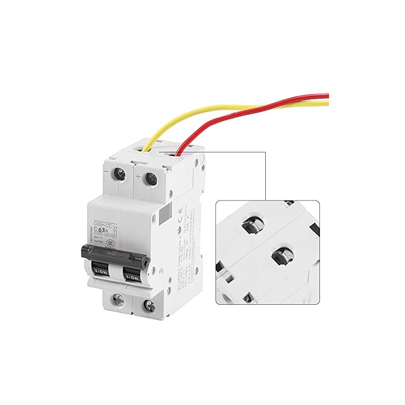 Disyuntor DC Interruptor de Circuito de Aire en Miniatura, 1pc