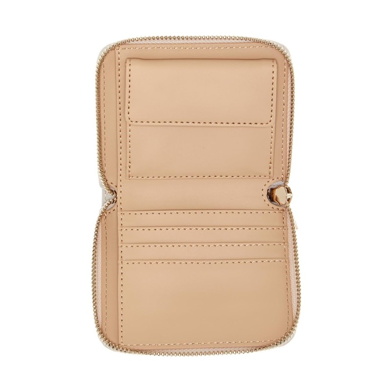 GUESS Katya SLG Small Zip Around Wallet Slate Logo