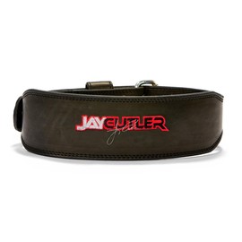 Schiek Jay Cutler Signature Leather Belt - Comfortable Weight Lifting Belt (Large)