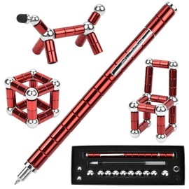 Kovim Fidget Pen- Gift for Teenager Boys Girls 8 9 10 11 12 13 14 15 Years Old Fidget Anxiety Relief Fidget Toy (red)