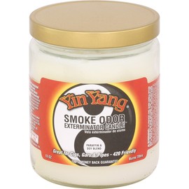 Smoke Odor Exterminator Candle Yin Yang (9) 13oz Jars Free Shipping