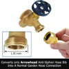 Hooshing Hose Bib Adapter 1-1/16" Fine Thread Female to 3/4