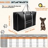 AIFLAG All-in-One Pet Travel Bag, Primary Use for Dog Crates,