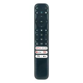 NTQinParts Replacement Voice TV Remote Control Controller for TCL 43S551F 43-Inch, 50S551F 50-Inch, 55S551F 55-Inch S5 UHD 4K LED Smart TV (2024 Model)