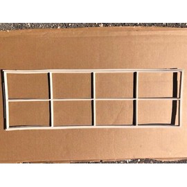 Wayne Dalton Garage Door Window Insert, Wayne Dalton, Sonoma, Stockton 8 Lite, Desert Tan