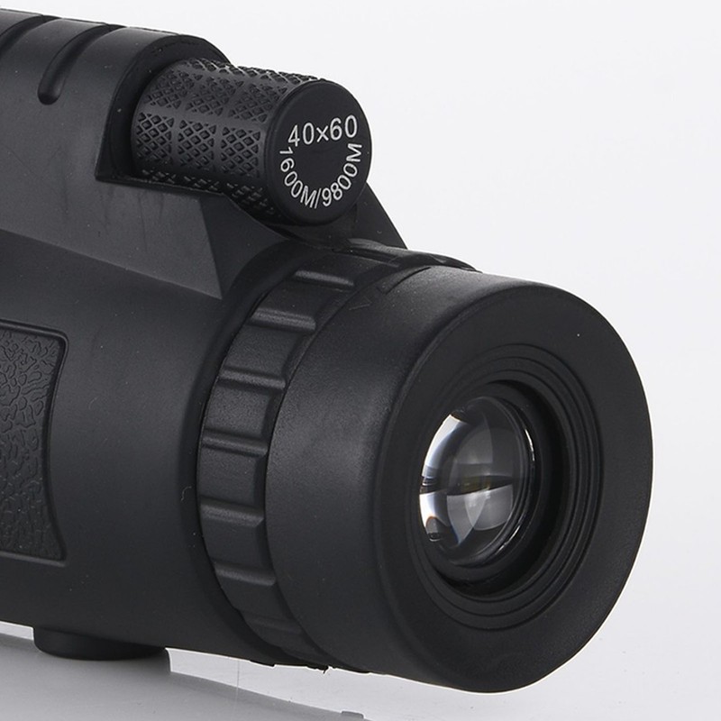 40X60 Monocular Telescope Waterproof HD Night Vision Magnifier Phone Camera