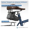 advanSecure® Bicycle Saddle Bag | Ideal for Heavy Chain Locks