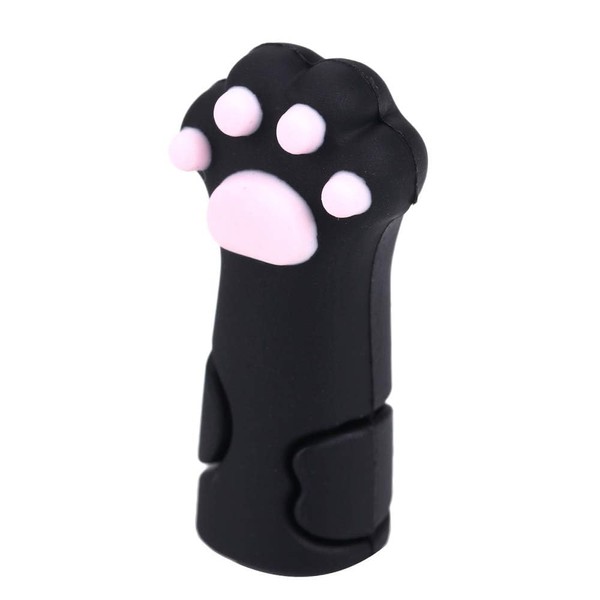Black Nipper Protective Cover 1Pc Cat Paw Shape Silicone Nipper