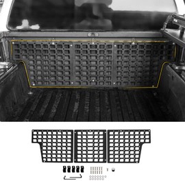 Maxzina Front Bed Molle Panel Compatible with 2005-2023 Toyota Tacoma 5FT Truck Bed Panel Rear Cargo Storage Shelf 2022 Tacoma Accessories