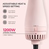 TYMO Pink Volumizer Hair Dryer Brush with Titanium Barrel, 1200W,