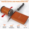 Knife Sharpener – Rolling Knife Sharpener Kit with Diamond Disc