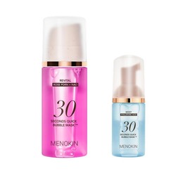 MENOKIN 30 Seconds Quick Bubble Mask Set - [SET] Mask #Revital 95ml (+Moist 30ml)