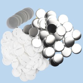 Aytile Can Badge 1.3 inches (32 mm) for Can Badge Machines Parts Set, 100 Piece Set