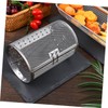 Mipcase Stainless Steel Rotisserie Grill Basket with Movable Door Versatile