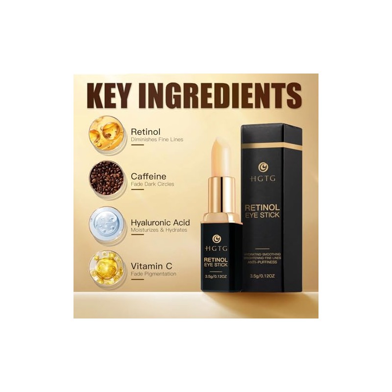 Retinol Eye Stick - Anti-Aging Cream for Dark Circles &
