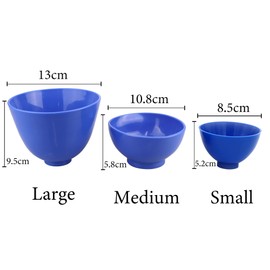 DenFactory Lab Silicone Mixing Bowl Cup Silicone Dental Plaster Spatula Alginate Mixing Equipment