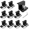 GETLITOOL Solar Panel Bracket 30 mm End Clamp Kit, 10