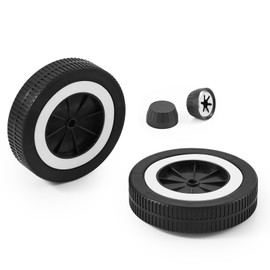 65930 Replacement Wheels 6" Parts for Weber Kettle Grill Parts 65436 Weber Charcoal Grill Wheels Weber 18” 22” Kettle Grill Wheels with Hub Caps Kit 741001 Jumbo Joe Comp BBQ Replacement Parts 6 Inch